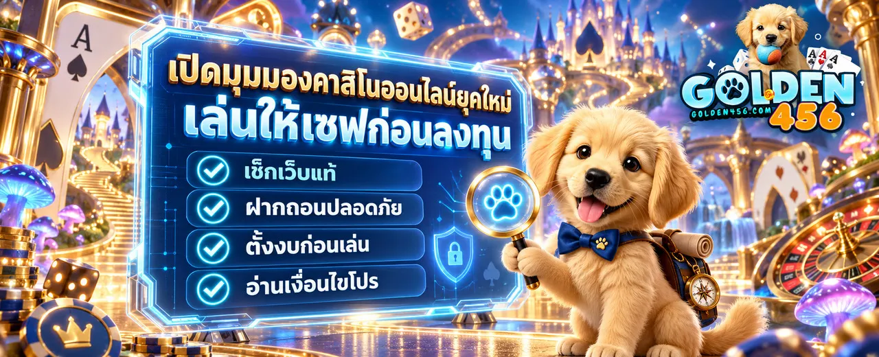 ภาพแนบ 1 - เปิดมุมมองคาสิโนออนไลน์ยุคใหม่ Golden456